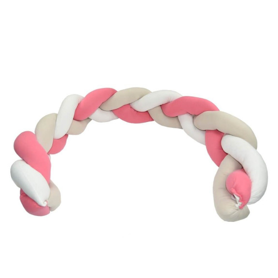 Πάντα-Πλεξούδα Κρεβατιού Bebe Stars Pink 30-185