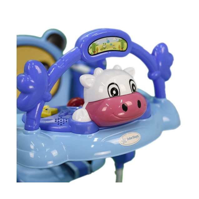Παιδική Κούνια Bebe Stars Cow Blue 021-181