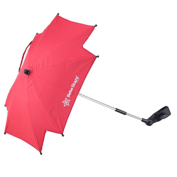 Ομπρέλα Ρυθμιζόμενη Bebe Stars Κόκκινη 13-185