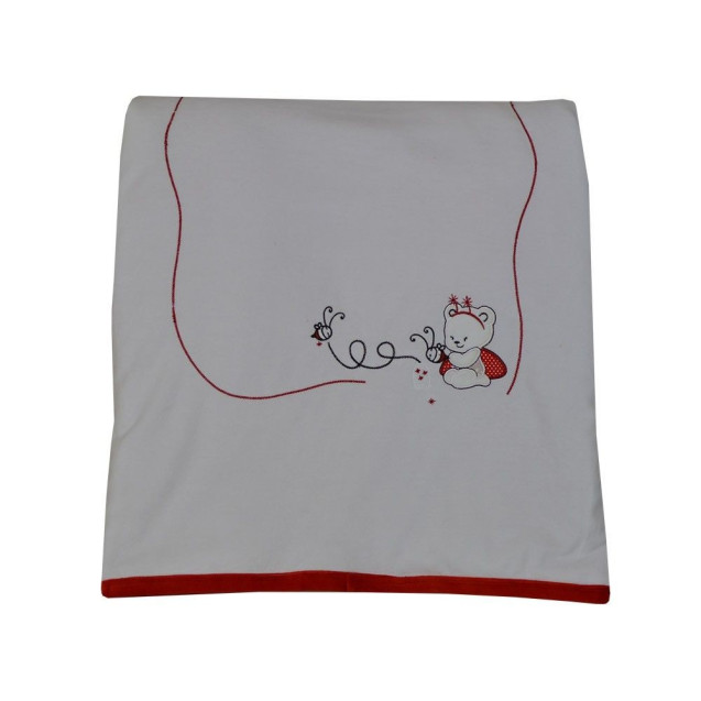 Κουβέρτα Βελουτέ Bebe Stars Red Bee 3035 90x110εκ