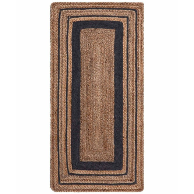 Χαλί Διαδρόμου Silk Fashion 1729 Natural/Black...