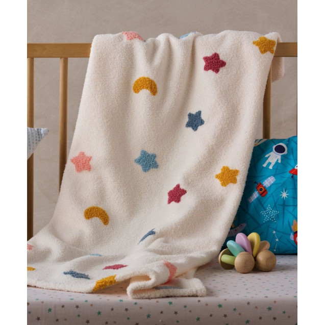 Κουβέρτα Fleece Κούνιας Kentia Astero 12 100x140