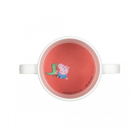 Ποτηρακι Με Δυο Χερουλια Με Αποσπωμενο Καπακι Και Ανti-Slip Βαση Peppa Pig - Petιτ Jour Paris