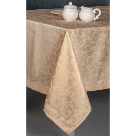 Omega Home Des.206 Τραπεζομάντηλο Ζακάρ Σοκολά170X270