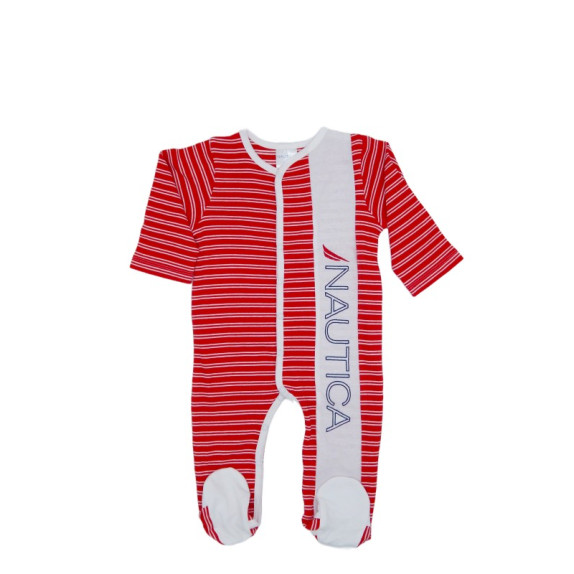 Nautica Des.16 Φορμάκι Interlock Organic Κόκκινο Ριγέ...