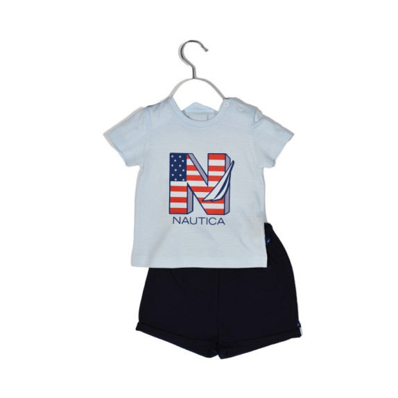 Nautica Des.11 Σετ T-Shirt & Shorts Jersey Light Blue /...