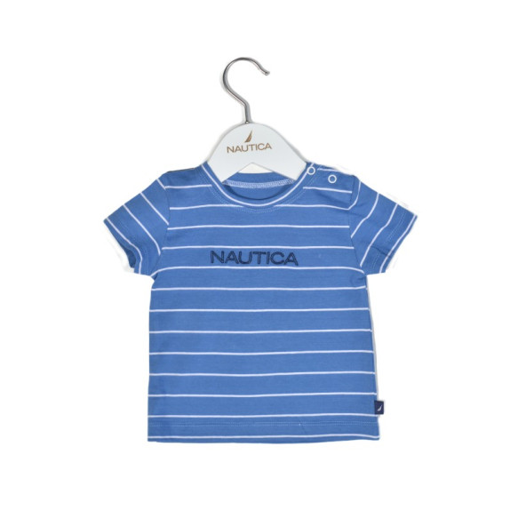 Nautica Des.11 T-Shirt  Jersey Organic Μπλε Ριγέ 86Cm...