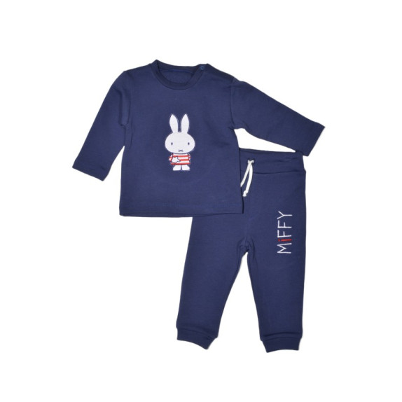 Miffy Des.61 Σετ Φόρμας 2Τ Μπλε Σκούρο 12 Mηνών/80Cm