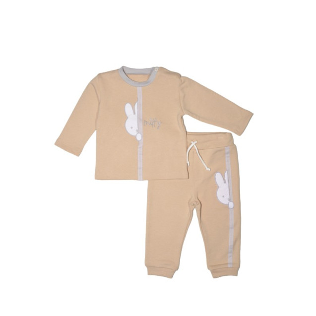 Miffy Des.64 Σετ Φόρμας 2Τ Μπεζ 6 Mηνών/68Cm