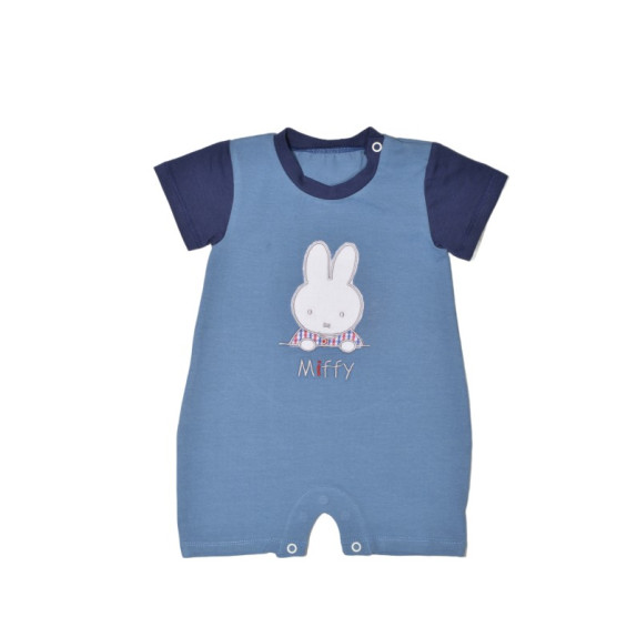 Miffy Des.19 Φορμάκι Καλοκαιρινό Μπλε Μεσαίο Με Κέντημα...