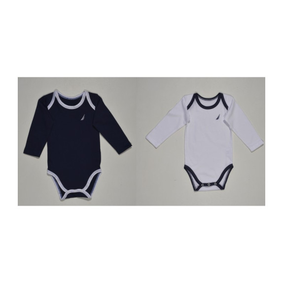 Nautica Des.16 Εσώρουχα Σετ 2Τ 62 Εκ. Μακρύ Μανίκι Σκούρο...