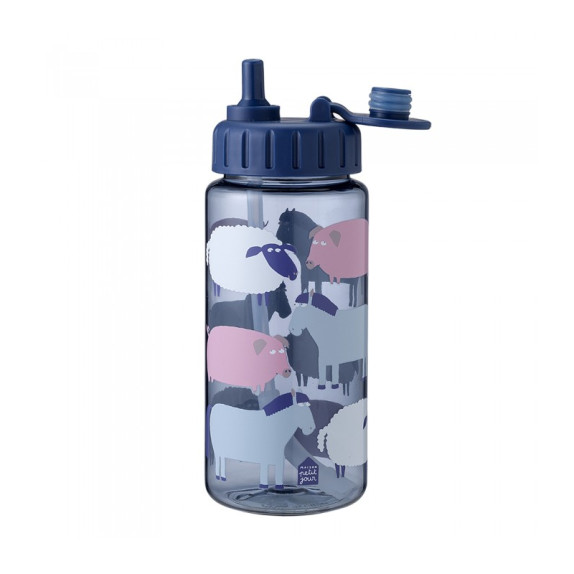 Διαφανο Παγουρι Με Αποσπωμενο Καλαμακι 0,35 Φαρμα - Petit...