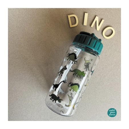 Διαφανο Παγουρι Με Αποσπωμενο Καλαμακι 0,35 L Dinos - Petit Jour  Paris