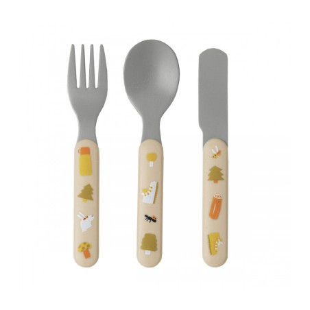 Σετ Κουταλο-Μαχαιρο-Πηρουνο 3 Τεμ Aventure - Petιτ Jour  Paris