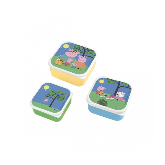 Σετ 3 Φαγητοδοχειων Peppa Pig - Petιτ Jour Paris