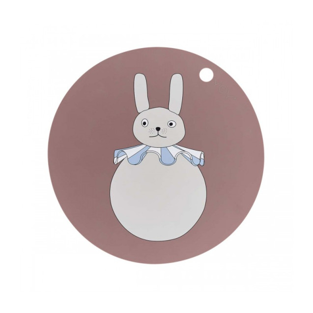 Σουπλά Σιλικόνης Rabbit Oyoy Κεραμιδί