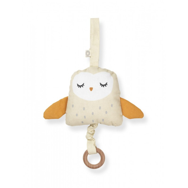 Μουσικό Κουτί Ugla Cream Owl Από 100% Οργανικό...