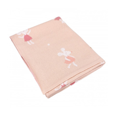 Κουβερτα Ζακαρ 80Χ100 Ποντικι 100% Cotton Kidzroom