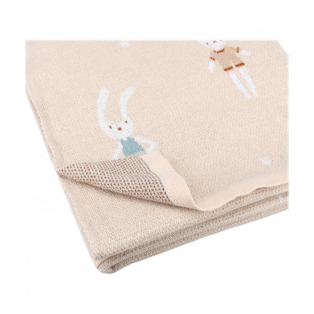 Κουβερτα Ζακαρ 80Χ100 Κουνελι 100% Cotton Vadobag