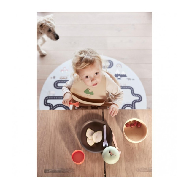 Σαλιάρες Σιλικόνης Σετ 2 Τεμ Lemon Oyoy