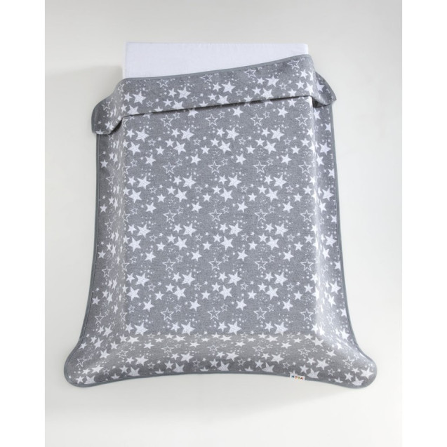 Κουβέρτα Mora Ecology 80Χ110 Γκρι 65% Βαμβακι &...