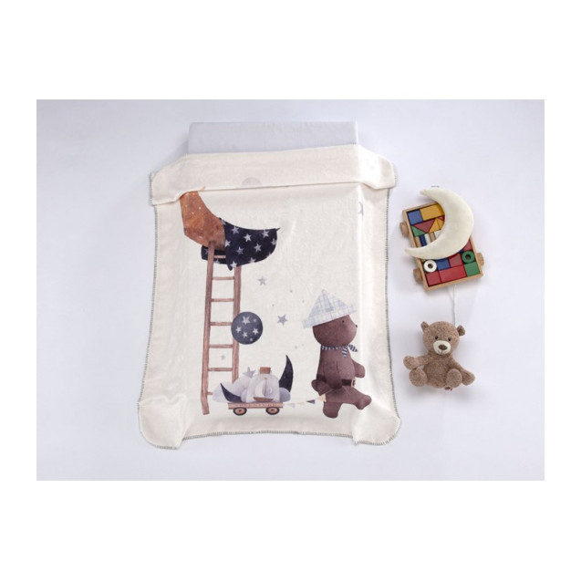 Κουβερτα Mora  Lumpy 100X140 100 Μπεζ Σκαλα...