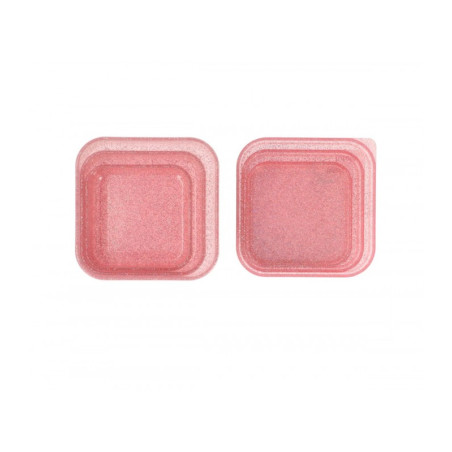 Σετ 3 Φαγητοδοχείων Glitter Pink Από Την Tutete