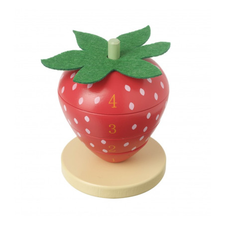 Πυργος Στοίβαξης Φράουλα Orange Tree Toys