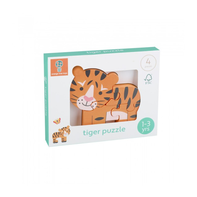 Μινι Παζλ Τιγρης Orange Tree Toys