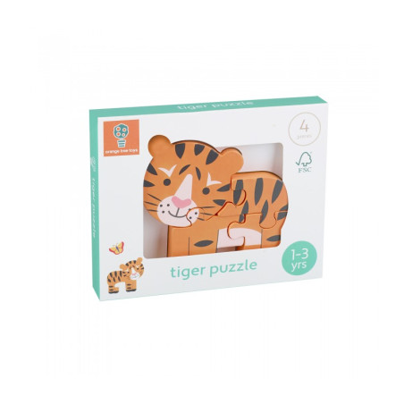 Μινι Παζλ Τιγρης Orange Tree Toys