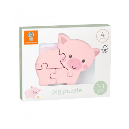 Παζλ Γουρουνάκι Orange Tree Toys