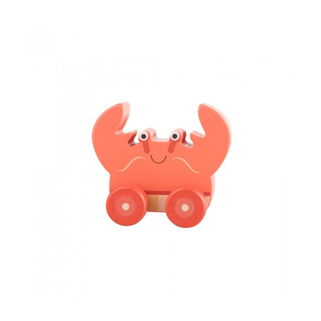 Καβούρι Push & Pull Orange Tree Toys