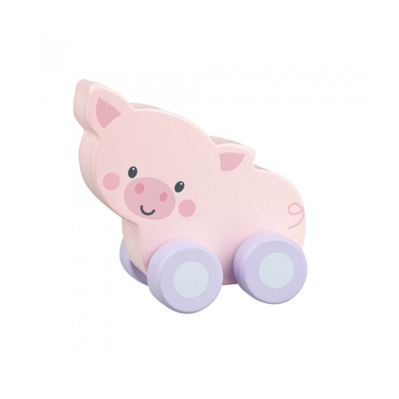 Γουρουνάκι  Push & Pull Orange Tree Toys