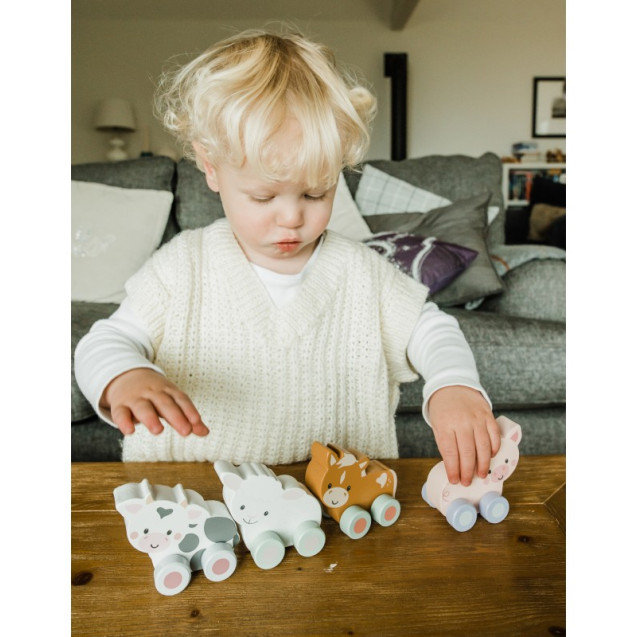 Γουρουνάκι  Push & Pull Orange Tree Toys