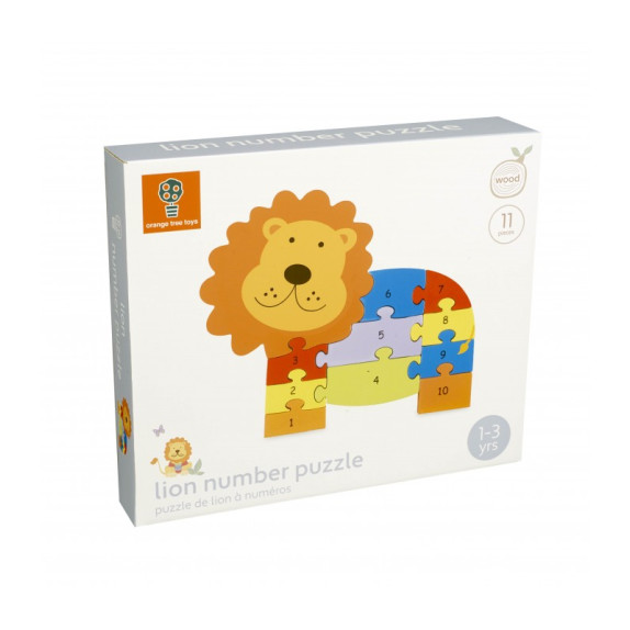 Παζλ Νούμερων Λιοντάρι Orange Tree Toys
