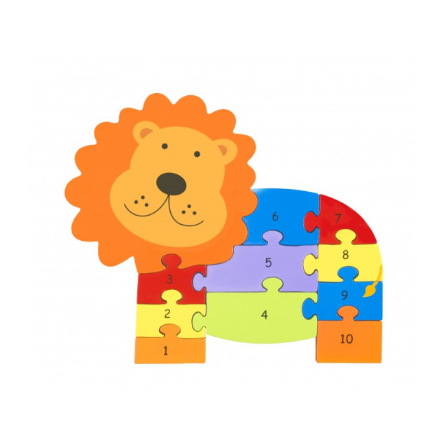 Παζλ Νούμερων Λιοντάρι Orange Tree Toys