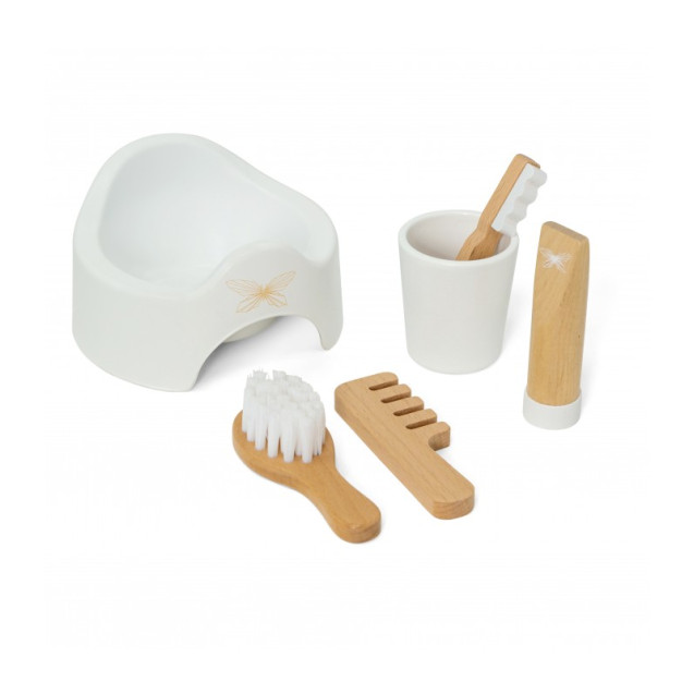 Σετ Περιποίησης Μωρού Ξύλινο Mama Memo