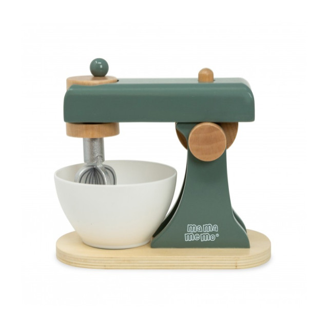 Μίξερ Με Αξεσουάρ Ξύλινο Πράσινο Mama Memo
