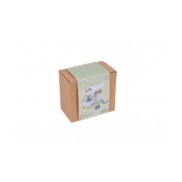 Μίξερ Ξύλινο Λευκό  Με Αξεσουάρ Mama Memo