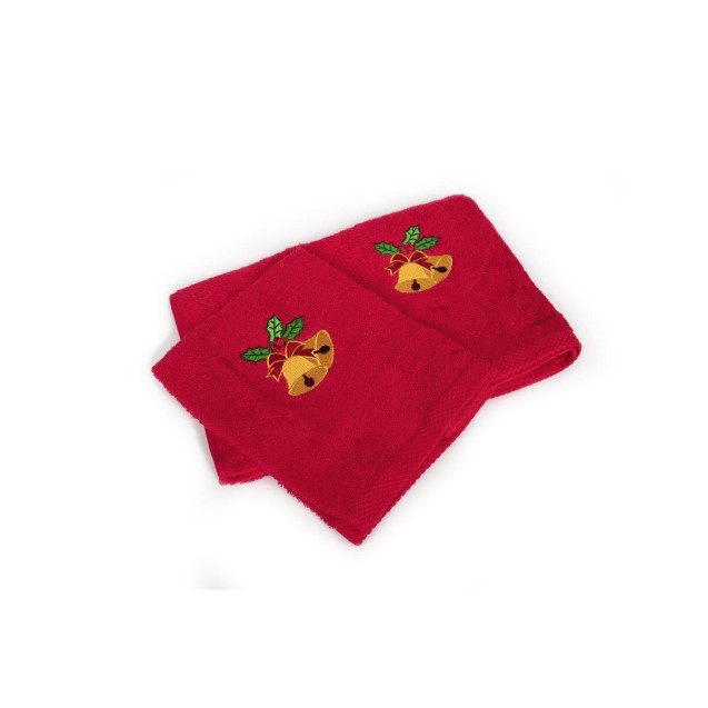 Χριστουγεννιάτικο Σετ Πετσέτες 2 τεμ Dimcol...