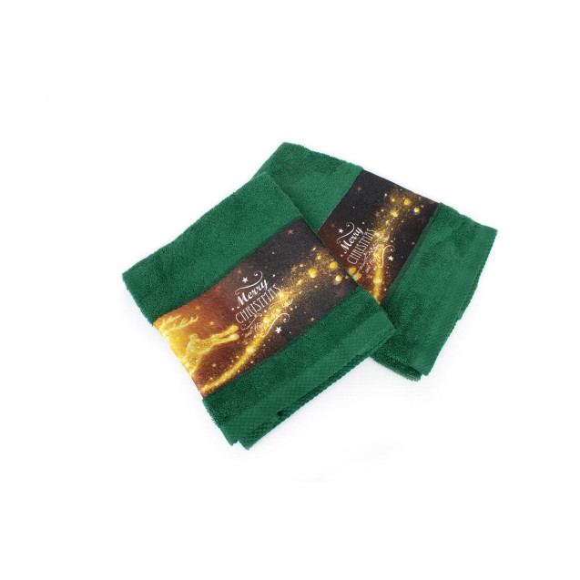 Χριστουγεννιάτικο Σετ Πετσέτες 2 τεμ Dimcol...