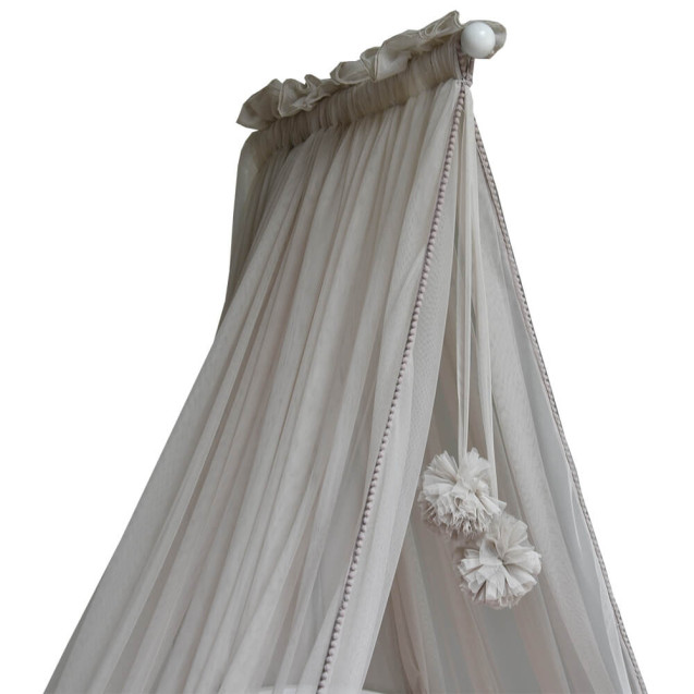 Κουνουπιέρα κρεβατιού με pom-pom Bebe Stars...