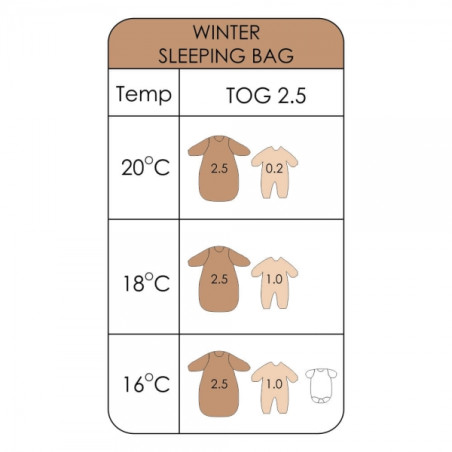 Υπνόσακος με αποσπώμενα χέρια Bebe Stars Winter Nature 3157-25