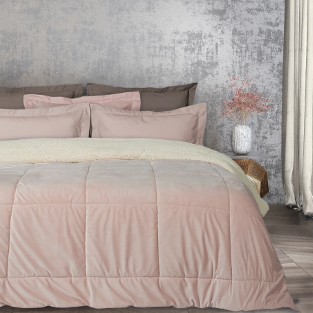 Κουβερτοπάπλωμα Υπέρδιπλο με Sherpa Das Home 1172 220x240