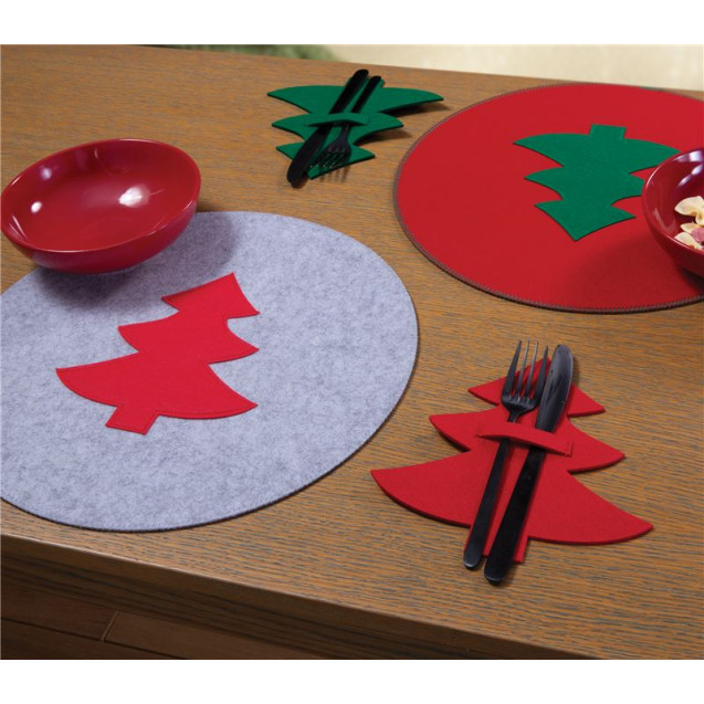 Χριστουγεννιάτικο Σουπλά Nef-Nef Felt Tree 2...