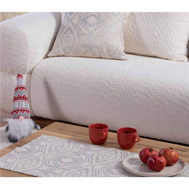 Τραβέρσα Nef-Nef Glam Silver 45x150