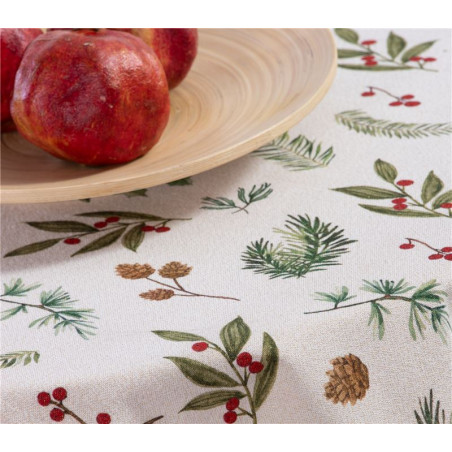 Χριστουγεννιάτικο Τραπεζομάντηλο Nef-Nef Hello Winter Multi 100x100