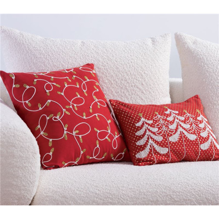 Χριστουγεννιάτικο Διακοσμητικό Μαξιλάρι Nef-Nef Elegant Christmas Red 30x45