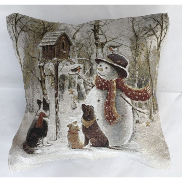 F&L 43X43 Μαξιλαροθήκη Υφαντο Χριστουγεννιατικο...