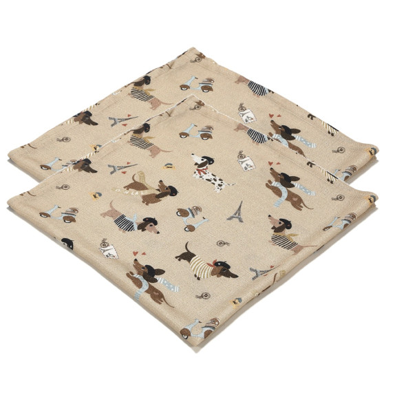 Σετ Πάνες Αγκαλιάς 2 Τεμαχίων La Millou Pierre the Dog 70x70